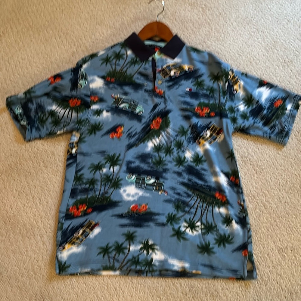 Tommy Hilfiger Vintage Hawaiian Top Size Large